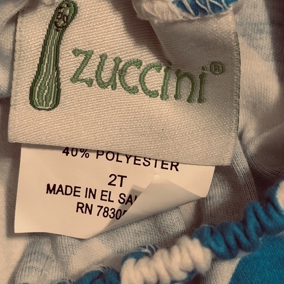 Zuccini Girls Top Size 2T - Picture 4 of 5